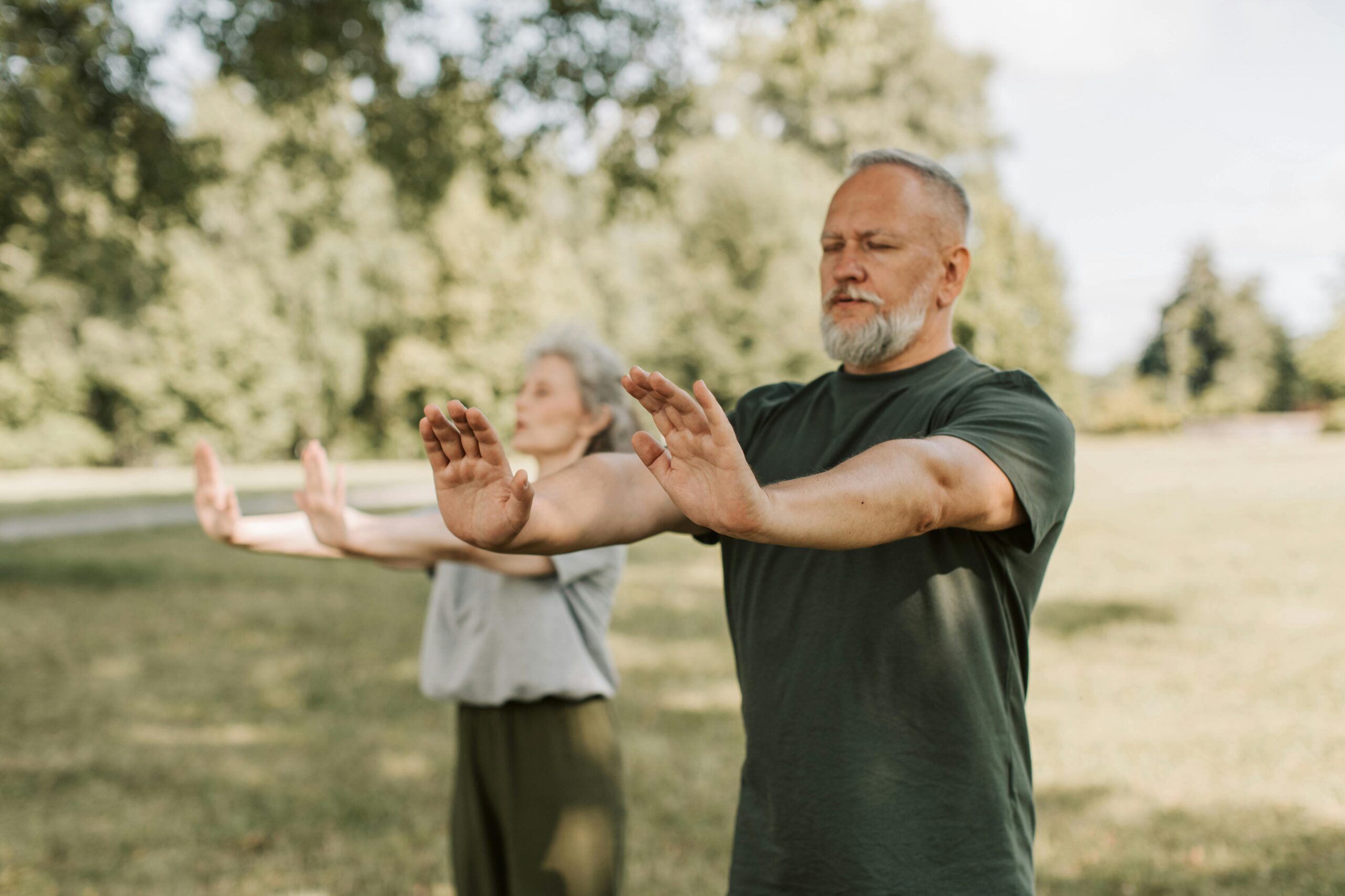 couple doing Tai Chi
