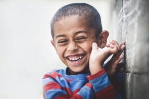 young smiling boy