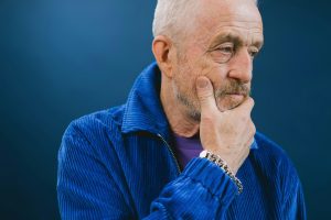 aging man thinking