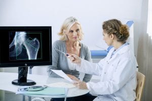 x-ray of woman