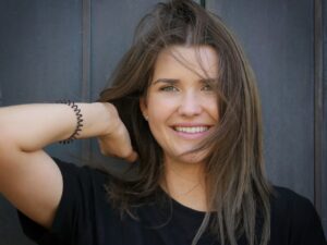 woman with long hair