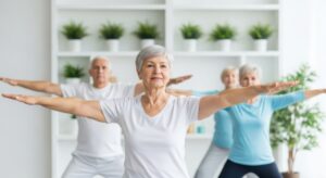 older adults exercising